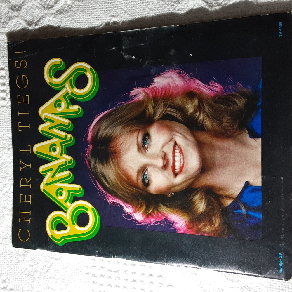 Vintage 1979 Bananas Magazine, Featuring Cheryl Tiegs